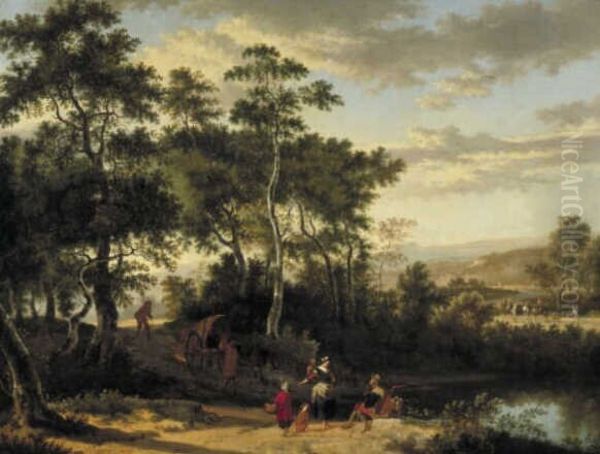 Italiaans landschap in de zon - view 1