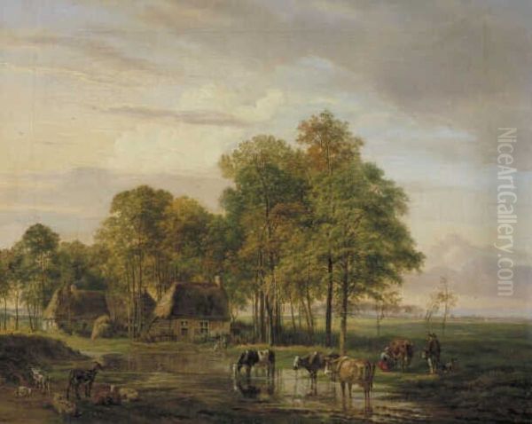 Landschap met boerderij - view 1