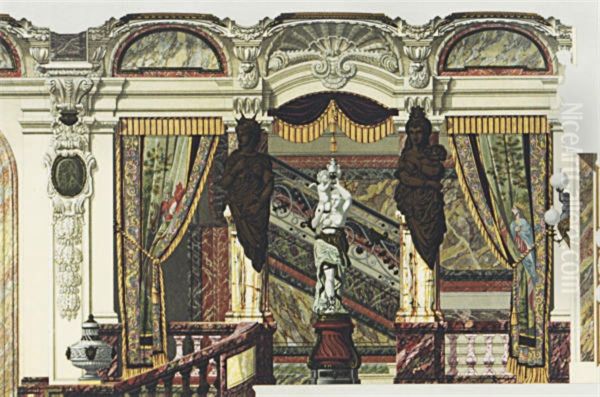 L'architecture Privee Au Xixe Siecle: Eight Plates - view 1