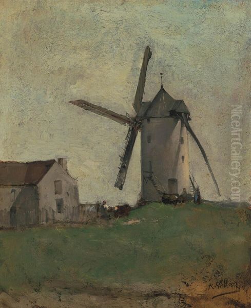 Le moulin a vent (De windmolen) - view 1