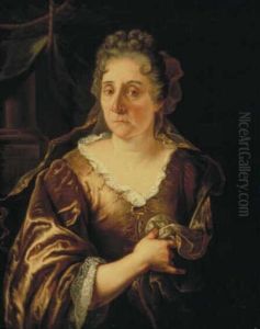 Portret van de schilderes Rachel Ruysch by Juriaen Pool