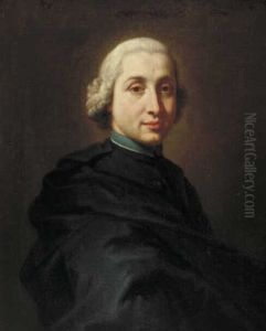 Portret van een jeugdig geestelijke