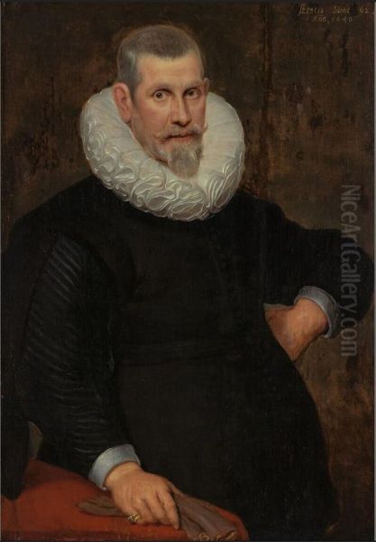 ''Portrait of a man with a ruff'' - view 1