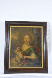 Portret van Johanna Margaretha de Heer