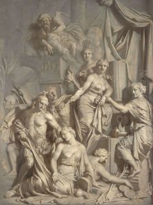 Rome van den Throon by Gerard de Lairesse