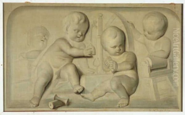 Vier putti - view 1