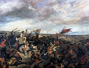 (King John at the) Battle of Poitiers by Eugene Delacroix