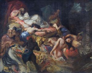 La Mort de Sardanapale, esquisse