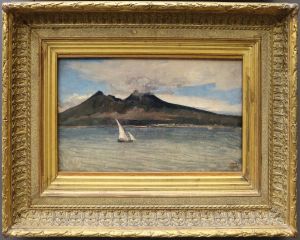 Le Vesuve. by Jean-Baptiste Camille Corot