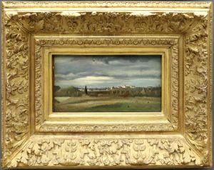 Roman countryside. The Monte Testaccio by Jean-Baptiste Camille Corot