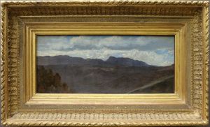 Panorama of the Roman countryside. The Prenestini mountains seen from Olevano by Jean-Baptiste Camille Corot