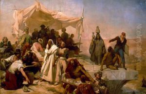 L'Expedition d'Egypte sous les ordres de Bonaparte (in 1798) by Leon Cogniet