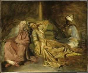 Interior of a Harem by Theodore Chasseriau