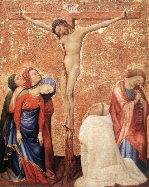 Calvaire avec un moine chartreux. - view 1
