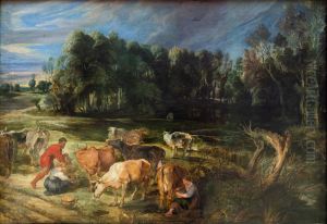 Landscape with Cows