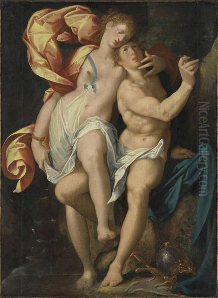 Angelica and Medoro - view 1