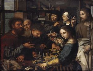 The Calling of St Matthew by Jan Sanders Van Hemessen