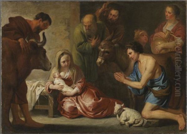 The adoration by the shepherds - view 1