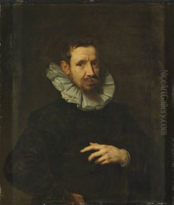 Bildnis des Malers Jan Brueghel by Sir Anthony Van Dyck