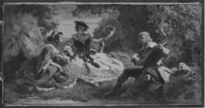 Des Sangers Lohn by Carl Spitzweg