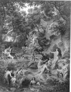 Diana und Aktaon by Joseph Anton Koch