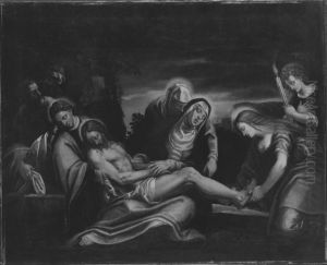 Die Beweinung Christi by Jacopo Bassano