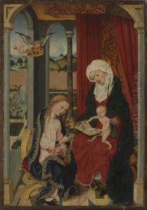 Virgin and Child with Saint Anne by Master of the Saint Bartholomew Altarpiece