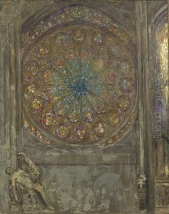 Die Kathedrale by Odilon Redon