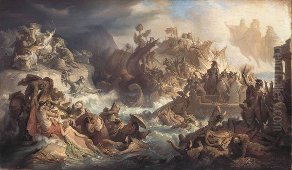 Die Schlacht bei Salamis - view 1
