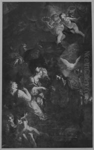 Die Vermahlung Mariens by Andreas Wolff