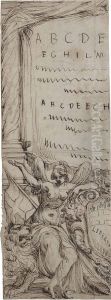 Design For A Frontispiece: The Allegorical Figure Of Liberty