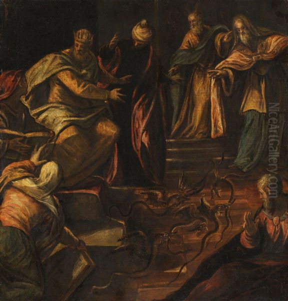 Das mosaische Schlangenwunder - view 1