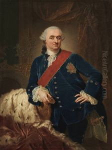 Bildnis des Kurfursten Karl Theodor von der Pfalz und Bayern (1724-1799) im blauen Samtanzug