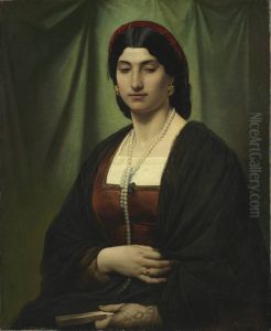 Bildnis einer Romerin (Nanna) by Anselm Friedrich Feuerbach