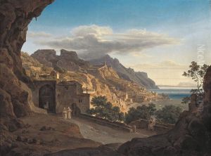 Blick auf Amalfi by Ernst Fries