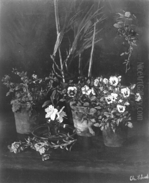 Blumenstillleben mit Stiefmutterchen - view 1