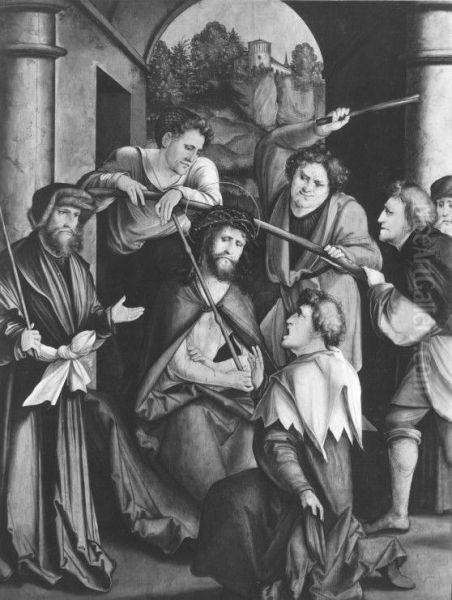 Dornenkronung Christi (abgespaltene Ruckseite von WAF 922) - view 1