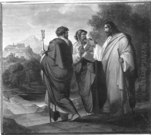 Christus auf dem Weg nach Emmaus
