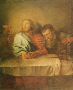 Christus in Emmaus by Christopher Paudiss