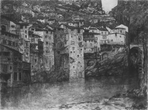 Ansicht von Pont-en-Royans Ansicht von Pont-en-Royans