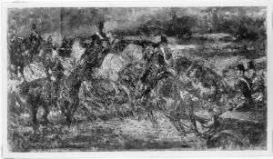 Auffahrende Artillerie by Otto Von Faber Du Faur