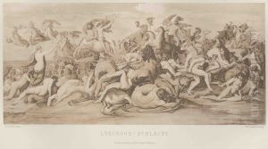 Lykurgos-Schlacht by Bonaventura Genelli