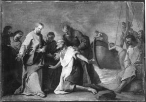 Berufung des hl. Andreas by Nicolo Grassi