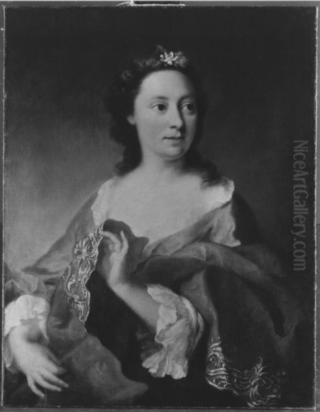 Bildnis der Gemahlin des Hofmedailleurs Franz Aandreas Schega - view 1