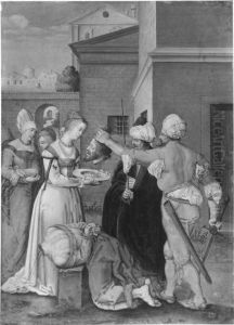 Enthauptung Johannes des Taufers (Kopie nach dem Holzschnitt B. 125)