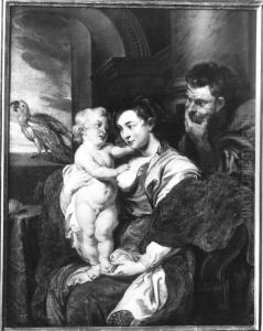 Heilige Familie mit dem Papagei Heilige Familie mit dem Papagei