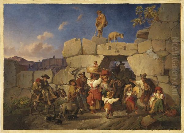 Heimkehr italienischer Landleute - view 1