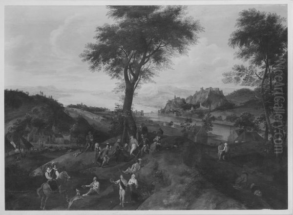Landschaft mit Kirmes - view 1