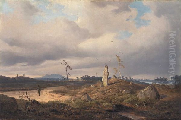 Landschaft mit Runenstein - view 1