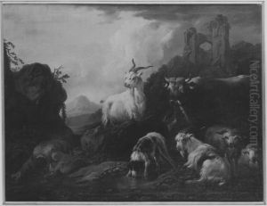 Landscape with cattle Landscape with cattle